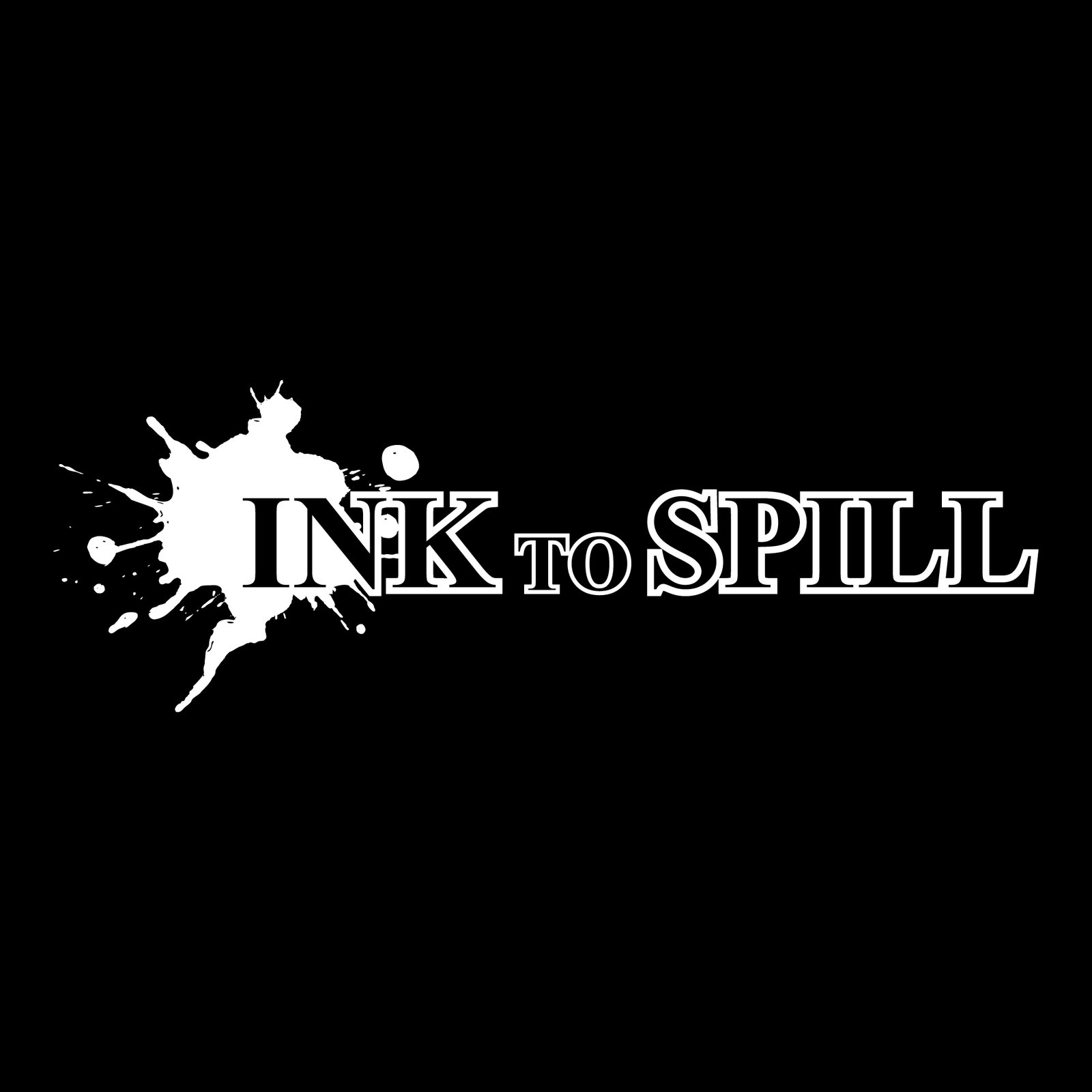 Ink to Spill Logo B142305843009227889658 Black On White One Spoltch